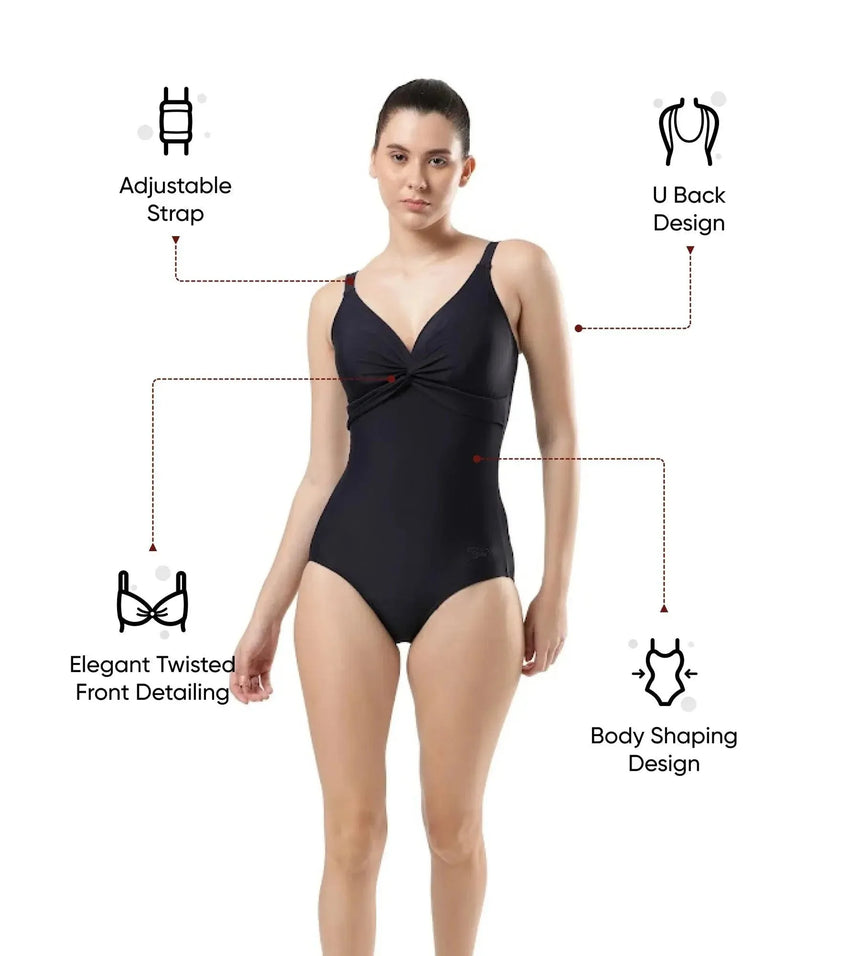 Buy Speedo Female Brigitte One Piece True Navy Swimwear Online