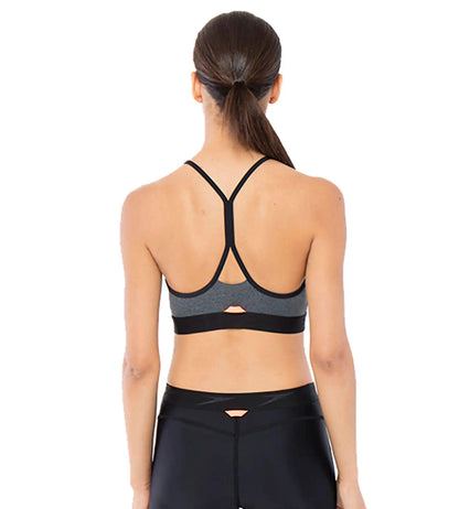 Women's H20 Active Stormza Crop Top - Black &  Ultramarine_2