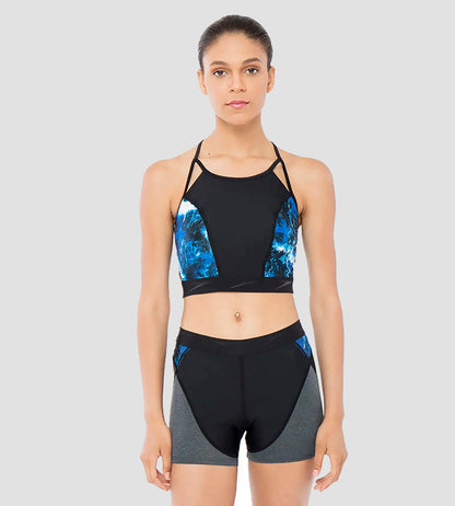 Women's Stormza Tank Top H20 Active Black Ultramarine