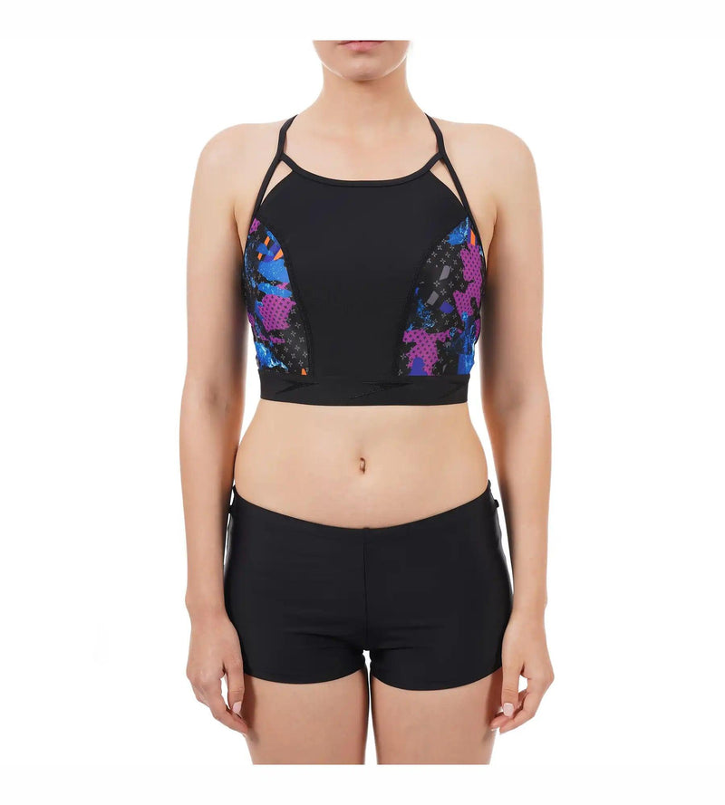 Women's Inject Wave Tank Top H20 Active Black Vgrey