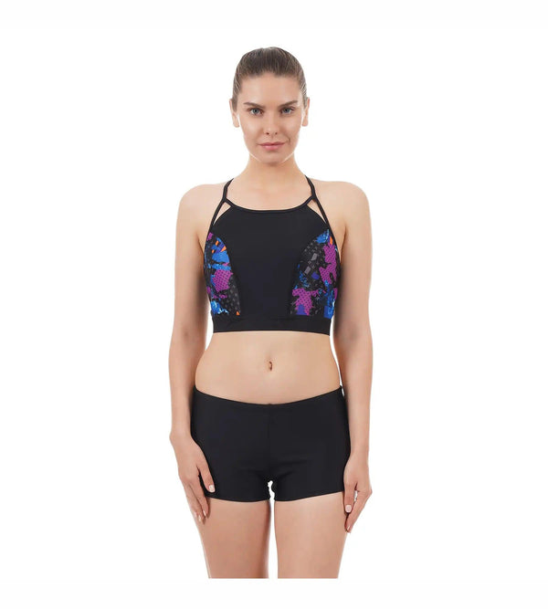 Women's Inject Wave Tank Top H20 Active - Black & Vgrey_1