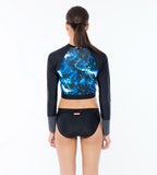 Women's Recycled Polyamide Stormza Sport Brief - Black, Ultramarine & Stellar
