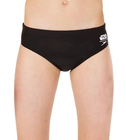 Boy's Star Wars Brief - Trooper Logo Black  &  White_1