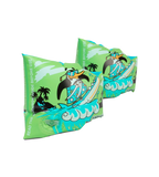 Unisex Chima African Penguin Print Swim Confidence Armbands For Tot's - Green & Blue