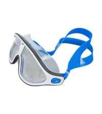 Unisex Adult Rift Clear-Lens Swim Goggles - Bondi Blue & White