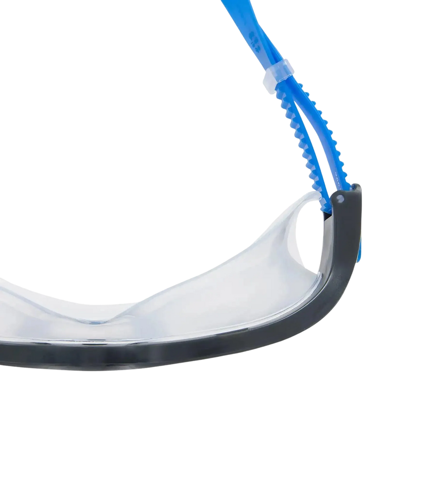 Unisex Adult Rift Clear-Lens Swim Goggles - Bondi Blue & White