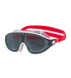 Unisex Adult Rift Smoke-Lens Swim Goggles - Lava Red & Oxid Grey