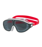 Unisex Adult Rift Smoke-Lens Swim Goggles - Lava Red & Oxid Grey