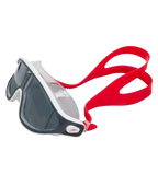 Unisex Adult Rift Smoke-Lens Swim Goggles - Lava Red & Oxid Grey