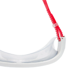 Unisex Adult Rift Smoke-Lens Swim Goggles - Lava Red & Oxid Grey