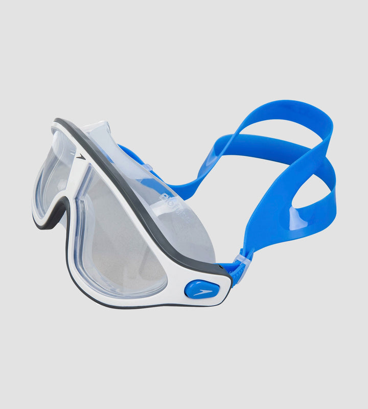 Unisex Adult Rift Clear-Lens Swim Goggles - Bondi Blue & White
