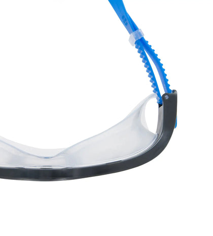 Unisex Adult Rift Clear-Lens Swim Goggles - Bondi Blue & White_4