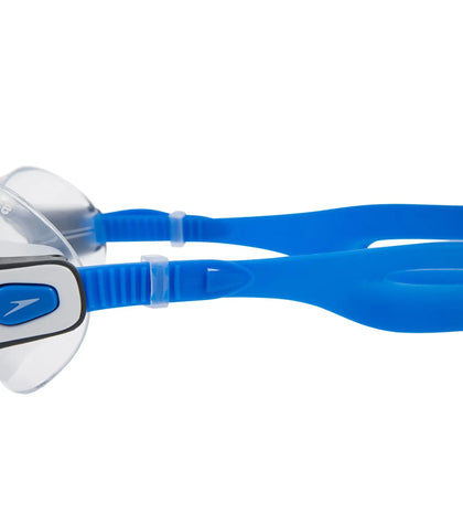 Unisex Adult Rift Clear-Lens Swim Goggles - Bondi Blue & White_3