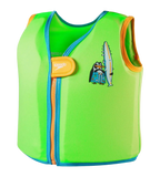 Chima Penguin Print Swim Confidence Float Vest For Tot's - Green & Blue