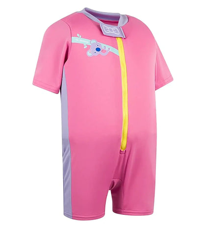 Koala Printed Float Suit Swim Confidence for Tot's - Pink & Purple_3