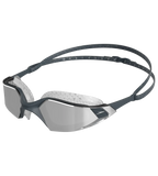 Unisex Adult Aquapulse Pro Mirror-Lens Swim Goggles - Grey & Silver