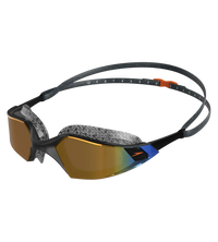 Unisex Adult Aquapulse Pro Mirror Lens Swim Goggles - Black & Gold