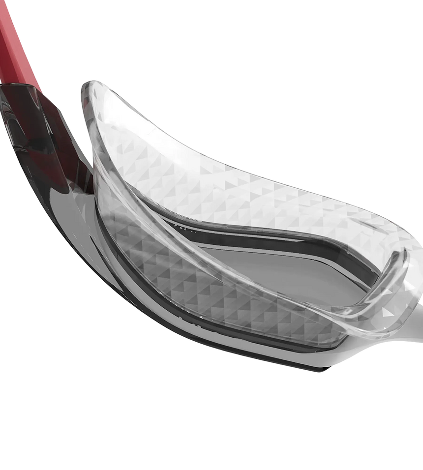 Unisex Adult Aquapulse Pro Anti Fog Coated Swim Goggles - Red & White