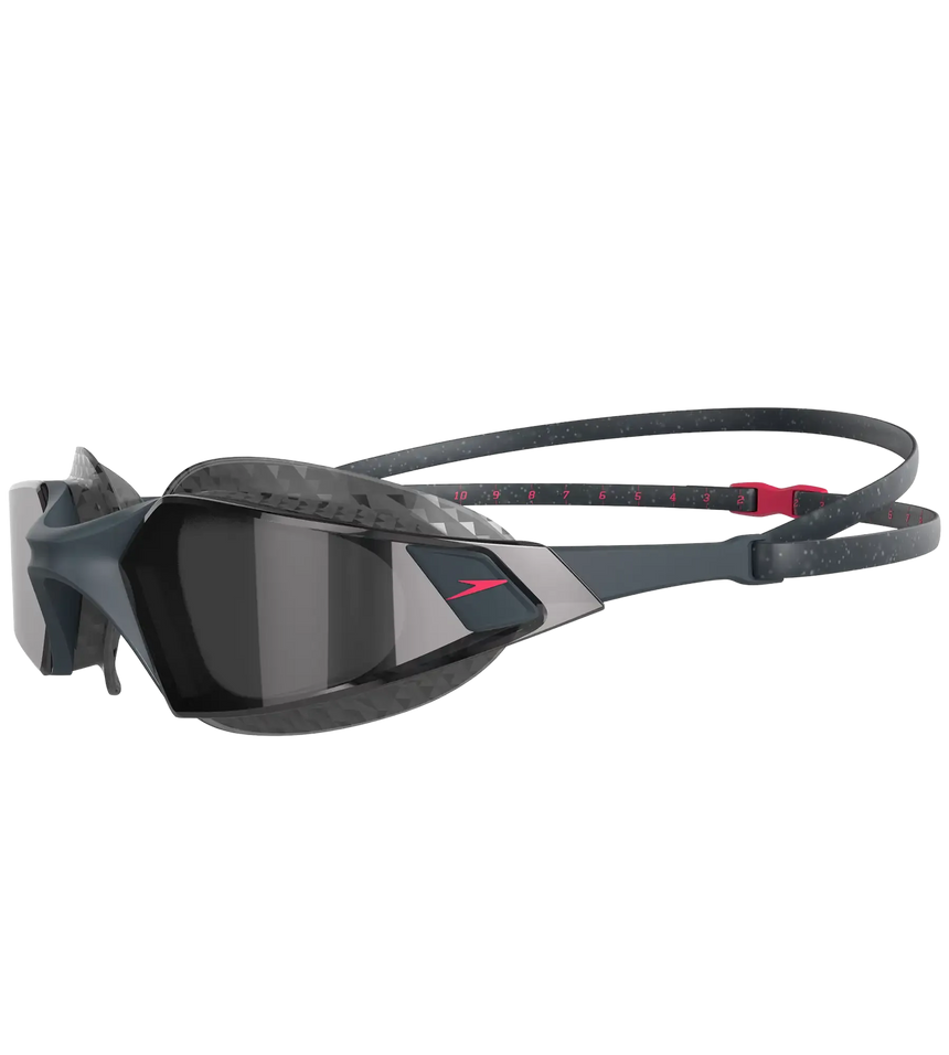 Unisex Adult Aquapulse Pro Smoke-Lens Swim Goggles - Grey & Smoke
