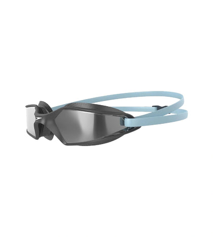 Unisex Adult Hydropulse Mirror-Lens Swim Goggles - Grey & Silver_3