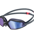 Unisex Adult Hydropulse Mirror-Lens Swim Goggles - Navy & Blue