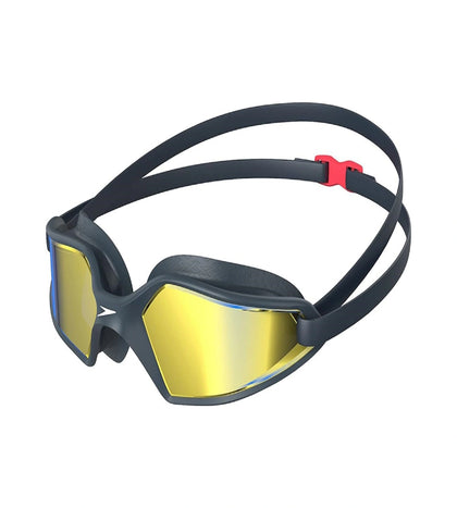 Unisex Adult Hydropulse Mirror-Lens Swim Goggles - Navy & Blue_5