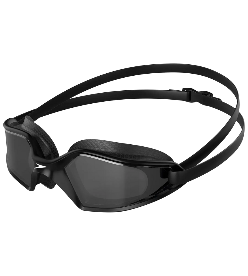 Unisex Adult Hydropulse Smoke Lens Swim Goggles - Black & Grey