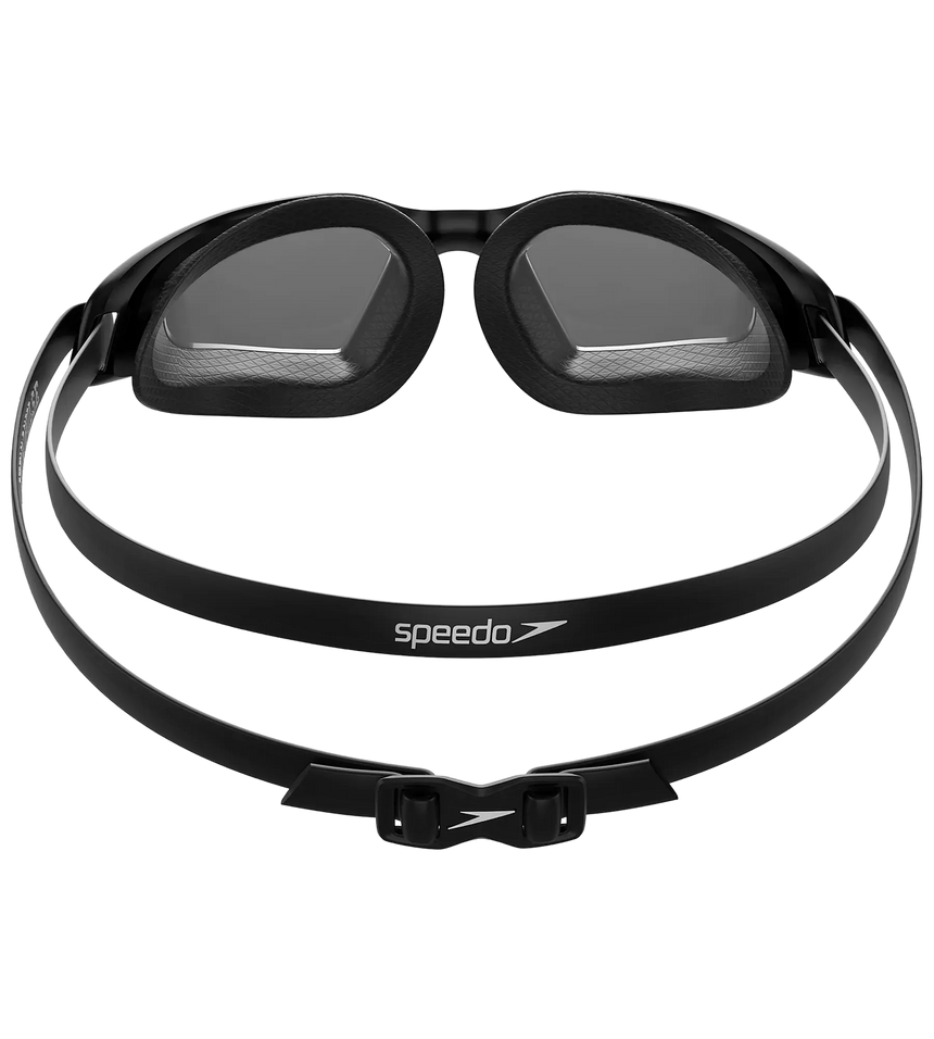 Unisex Adult Hydropulse Smoke Lens Swim Goggles - Black & Grey