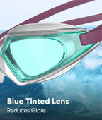 Unisex Kids Hydropulse Tint-Lens Goggles (Age Range -  6-14 Years) - Purple & Blue