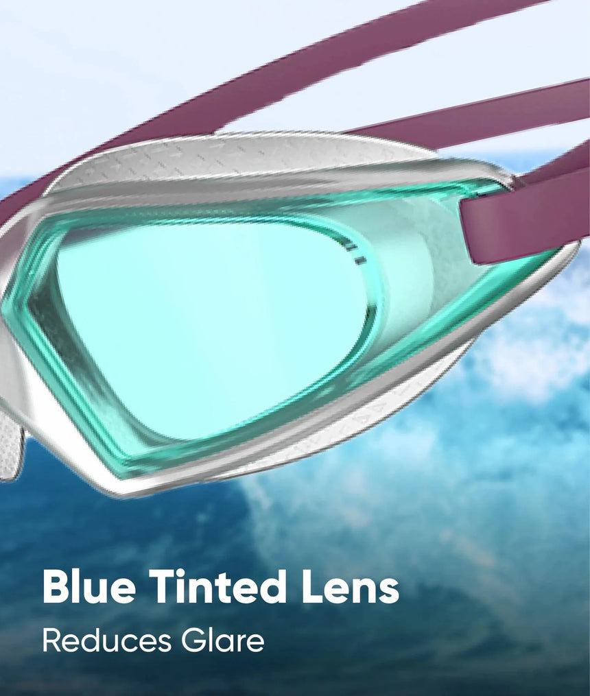 Unisex Kids Hydropulse Tint-Lens Goggles (Age Range -  6-14 Years) - Purple & Blue