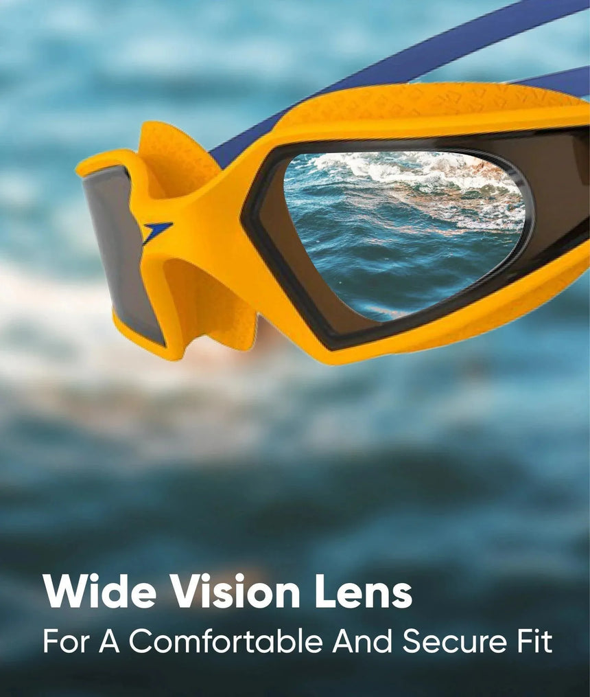Unisex Kids Hydropulse Smoke-Lens Goggles (Age Range -  6-14 Years) - Blue & Smoke