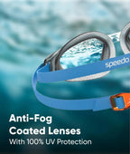Unisex Kids Hydropulse Smoke-Lens Goggles (Age Range -  6-14 Years) - Blue & Smoke