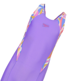 Girl's Endurance10 Print Splice Muscleback Legsuit - Purple Mist & Neon Violet