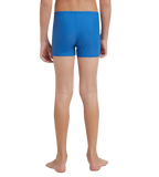 Boy's Enduraflex Tide Print Sports Gala Logo Aquashort - Turkish Sea & Hyper Yellow