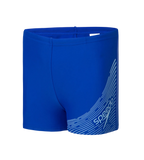 Boy's Endurance 10 Medley Logo Aquashort - True Cobalt & Curious Blue