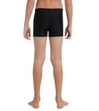 Boy's Endurance 10 Medley Logo Aquashort - Black & Lemon Drizzle