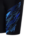 Boy's Endurance10 Medley Gala Logo Jammer - Black, Periwinkle Blue & Deep Saffire