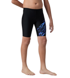 Boy's Endurance10 Medley Gala Logo Jammer - Black, Periwinkle Blue & Deep Saffire