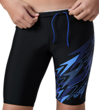 Boy's Endurance10 Medley Gala Logo Jammer - Black, Periwinkle Blue & Deep Saffire