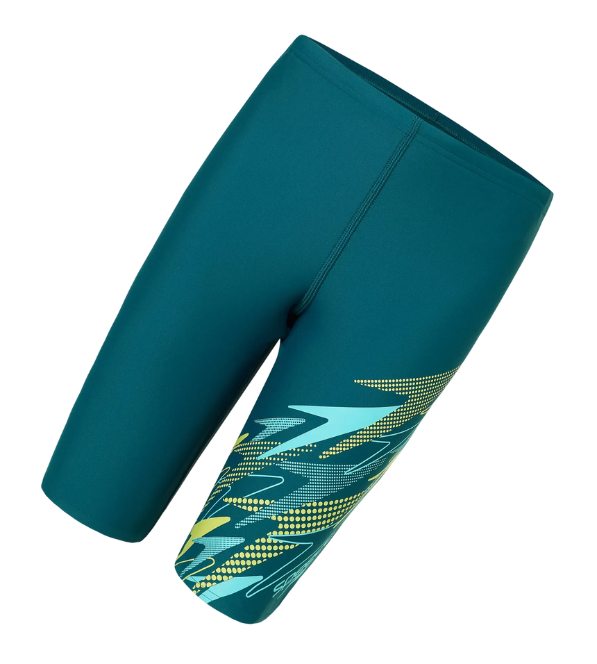Boy's Endurance10 Medley Gala Logo Jammer - Dark Teal, Arctic Glass & Lemon Drizzle