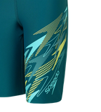 Boy's Endurance10 Medley Gala Logo Jammer - Dark Teal, Arctic Glass & Lemon Drizzle
