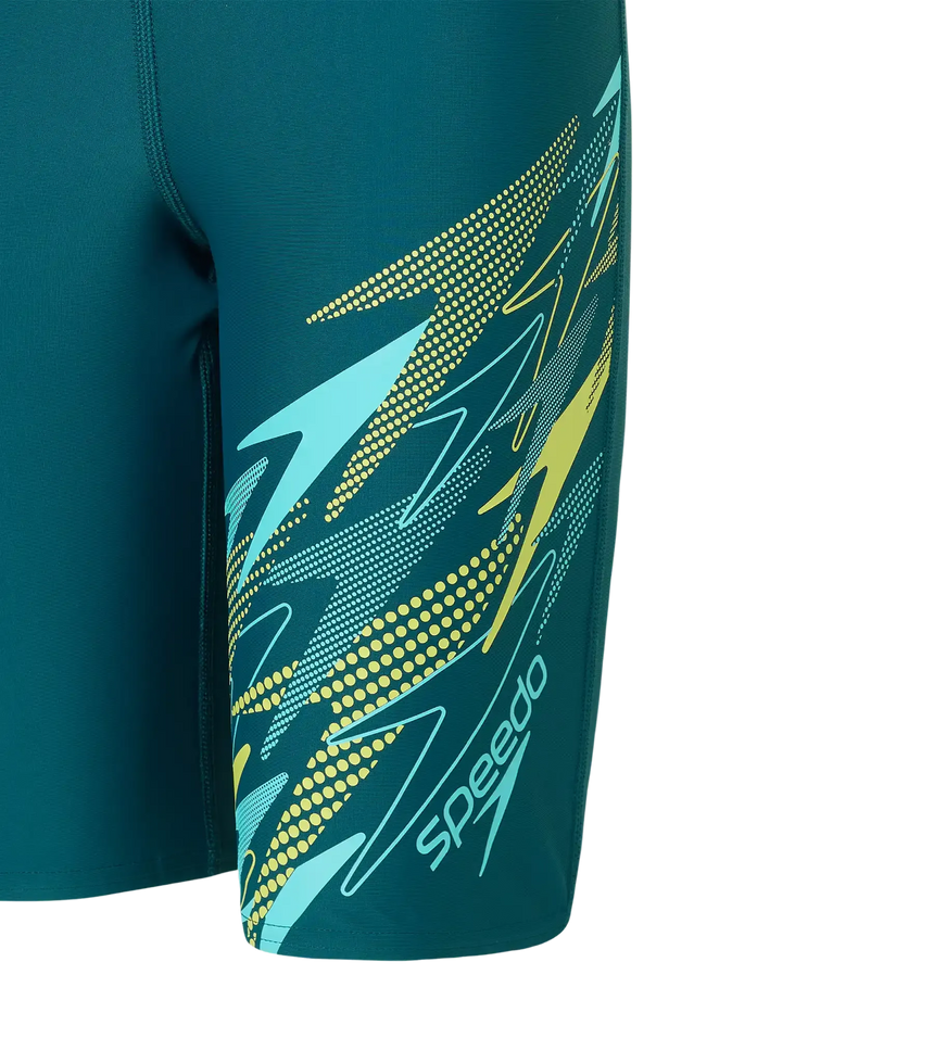 Boy's Endurance10 Medley Gala Logo Jammer - Dark Teal, Arctic Glass & Lemon Drizzle