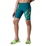 Boy's Endurance10 Medley Gala Logo Jammer - Dark Teal, Arctic Glass & Lemon Drizzle