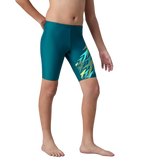 Boy's Endurance10 Medley Gala Logo Jammer - Dark Teal, Arctic Glass & Lemon Drizzle