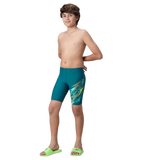 Boy's Endurance10 Medley Gala Logo Jammer - Dark Teal, Arctic Glass & Lemon Drizzle