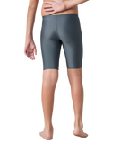 Boy's Endurabrite Medley Gala Logo Jammer - Grey Lead, Tropic Coral & Evening Grey