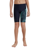 Boy's Endurance10 Tide Print Sports Gala Logo Jammer - True Navy & Arctic Glass