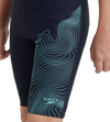 Boy's Endurance10 Tide Print Sports Gala Logo Jammer - True Navy & Arctic Glass