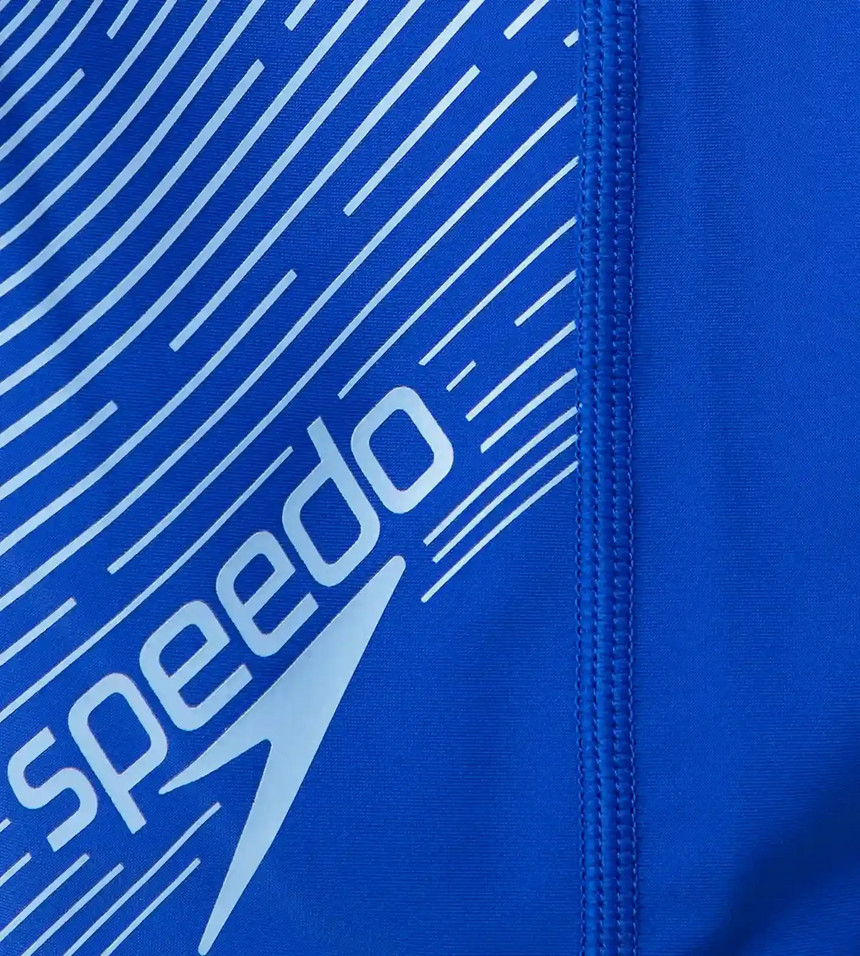 Boy's Endurance 10 Medley Logo Jammer - True Cobalt & Curious Blue