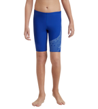 Boy's Endurance 10 Medley Logo Jammer - True Cobalt & Curious Blue